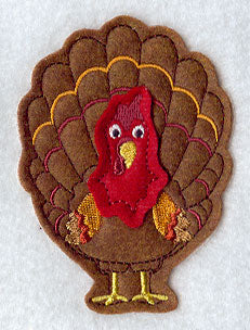 Tom Turkey - Front (Crafty Cut Applique)
