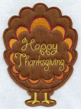Tom Turkey - Back (Crafty Cut Applique)