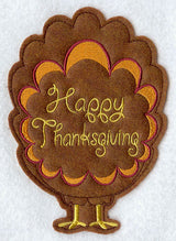 Tom Turkey - Back (Crafty Cut Applique)