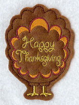 Tom Turkey - Back (Crafty Cut Applique)