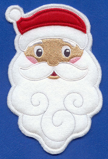 Santa Claus Silverware Holder (In-the-Hoop)