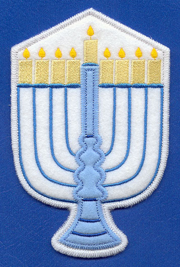 Menorah Silverware Holder (In-the-Hoop)