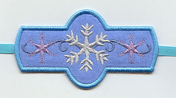 Snowflakes Sparkle Napkin Ring (In-the-Hoop)