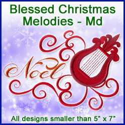 A Blessed Christmas Melodies Design Pack