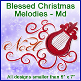 A Blessed Christmas Melodies Design Pack