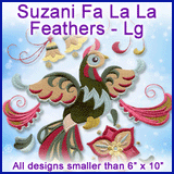 A Suzani Fa La La Feathers Design Pack