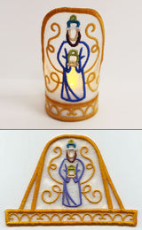 Wise Man 1 Tea Light Wrap (In-the-Hoop)