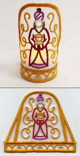 Wise Man 3 Tea Light Wrap (In-the-Hoop)