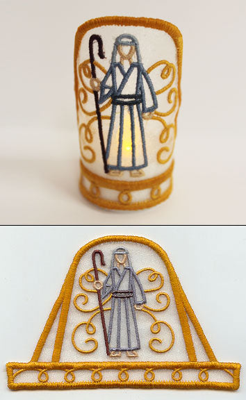 Shepherd 1 Tea Light Wrap (In-the-Hoop)