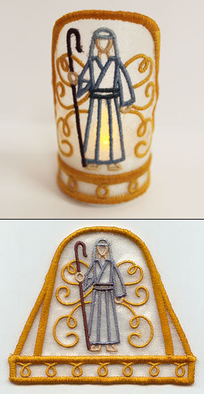 Shepherd 1 Tea Light Wrap (In-the-Hoop)