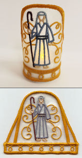 Shepherd 1 Tea Light Wrap (In-the-Hoop)