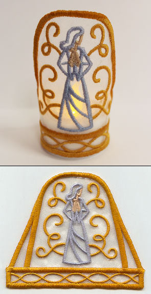 Mary Tea Light Wrap (In-the-Hoop)