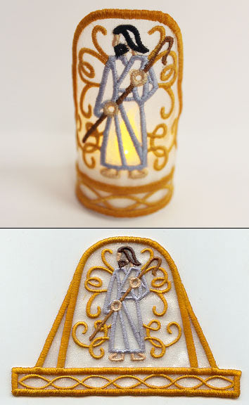 Joseph Tea Light Wrap (In-the-Hoop)