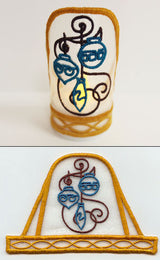 Art Nouveau Antique Ornaments Tea Light Wrap (In-the-Hoop)