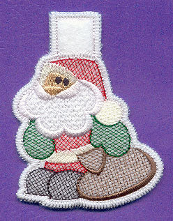 Santa Claus Clothespin Cozy (In-the-Hoop)