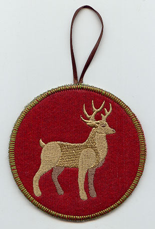 Northwoods Deer Ornament (In-the-Hoop)
