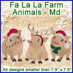 A Fa La La Farm Animals Design Pack