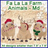 A Fa La La Farm Animals Design Pack