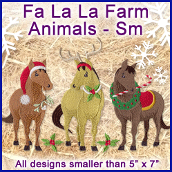 A Fa La La Farm Animals Design Pack