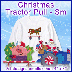 A Christmas Tractor Pull Design Pack
