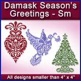 A Damask Season's Greetings Design Pack