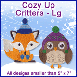 A Cozy Up Critters Design Pack