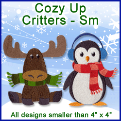 A Cozy Up Critters Design Pack