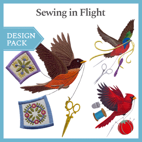 A Sewing in Flight Design Pack
