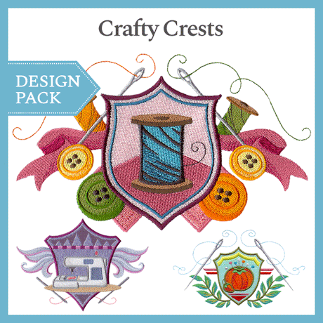 A Crafty Crests Design Pack