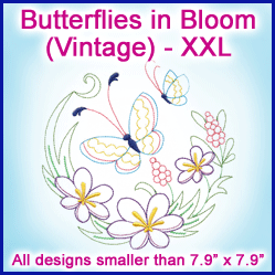 A Butterflies in Bloom (Vintage) Design Pack