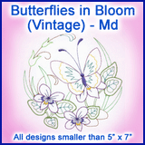 A Butterflies in Bloom (Vintage) Design Pack