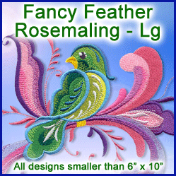 A Fancy Feather Rosemaling Design Pack