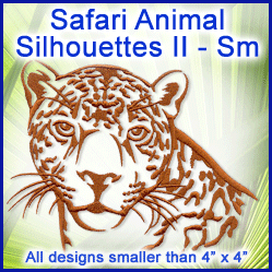A Safari Animal Silhouettes II Design Pack