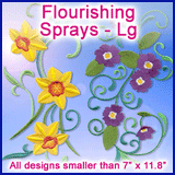 A Flourishing Sprays Design Pack