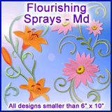 A Flourishing Sprays Design Pack