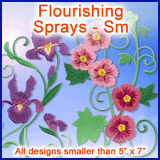 A Flourishing Sprays Design Pack