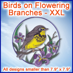 A Birds on Flowering Branches Design Pack