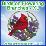 A Birds on Flowering Branches Design Pack