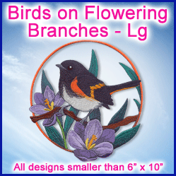 A Birds on Flowering Branches Design Pack