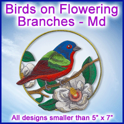 A Birds on Flowering Branches Design Pack
