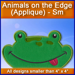 A Animals on the Edge (Applique) Design Pack