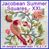 A Jacobean Summer Squares Design Pack