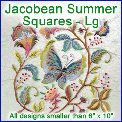 A Jacobean Summer Squares Design Pack