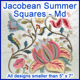 A Jacobean Summer Squares Design Pack