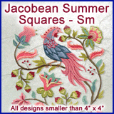 A Jacobean Summer Squares Design Pack