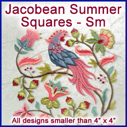 A Jacobean Summer Squares Design Pack
