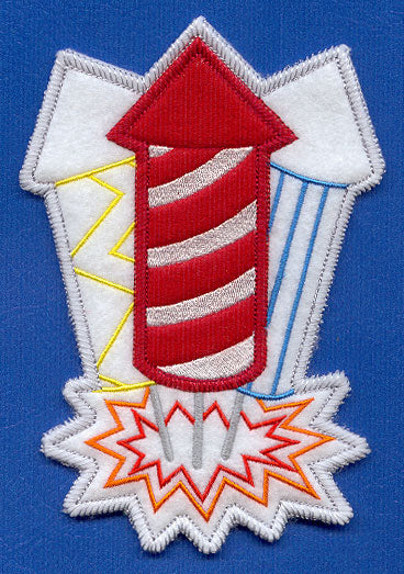 Fireworks Silverware Holder (In-the-Hoop)