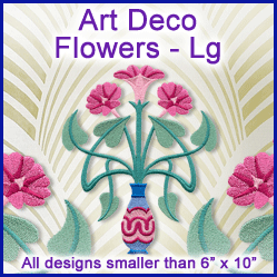 A Art Deco Flowers Design Pack