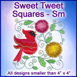 A Sweet Tweet Squares Design Pack