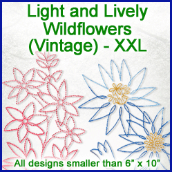 A Light and Lively Wildflowers (Vintage) Design Pack
